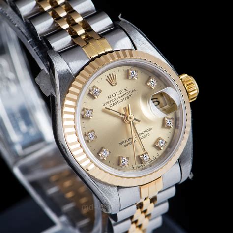 Rolex Oyster Perpetual Date diamonds 